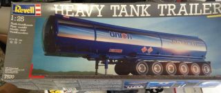 Revell 7520 Heavy Tank Trailer Union 76 Vintage 1/25 Mcm Nib Kit