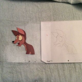 All Dogs Go To Heaven - Animation Cel Production With Sketch