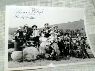 Vintage Grand Ole Opry Autographs Different Country Stars Phillips Etc