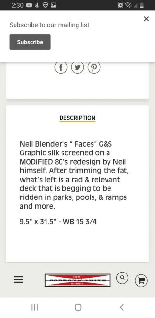 Neil Blender G&S 