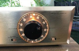 Vintage HH Scott LT - 110 Stereo Vacuum tube Multiplex FM Tuner. 5