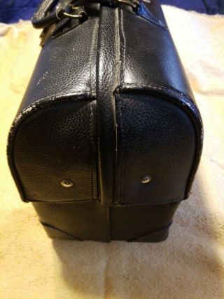 Vintage Pci Professional Case Inc.  Black Leather Medical Doctors Bag,  Vgc