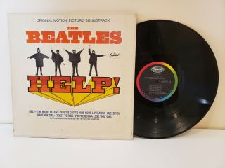 Help The Beatles Soundtrack Vinyl Lp 1965 Capitol Record Mas - 2386 Mono
