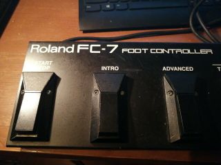 Vintage Roland Fc7 Foot Controller Em - 2000,  Ra - 800,  Ra - 95 And Ra - 30 Etc