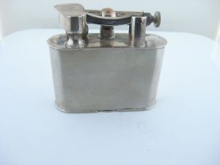 Vintage Huge Sterling Silver Table Lighter 10 Oz Lift Arm Made In Mexico