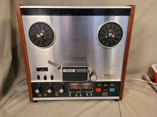 Vintage Teac 3300s 10.  5 " Pro 2 - Track Reel Tape Deck Recorder & Restored