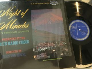 Night Of Miracles John W Peterson Hcjb Radio Choir Christmas Cantata Lp Diadem