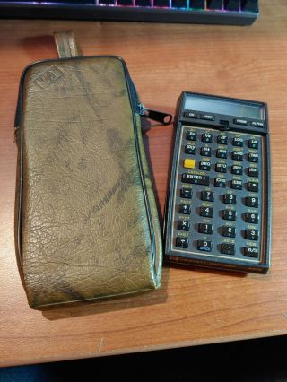 Vintage Hp 41cx Hewlett Packard Calculator