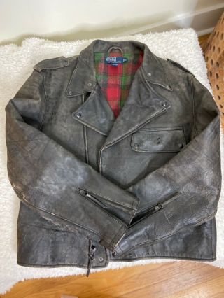 Vintage Polo Ralph Lauren Leather Jacket Xl