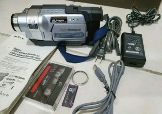 Sony Vintage Japan Digital8 Dcr - Trv350 Handycam Night Vision 700 Zoom Camcorder
