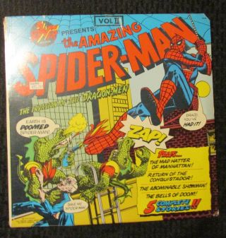 1974 Spider - Man Invasion Of The Dragon - Men Vol Ii Lp Power 8144