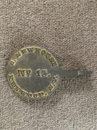 Newhouse No.  15 Brass Trap Pan Untouched
