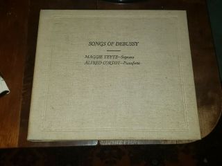 78 Set: Maggie Teyte & Alfred Cortot - Songs Of Debussy - Victor M - 322 - E 7x78