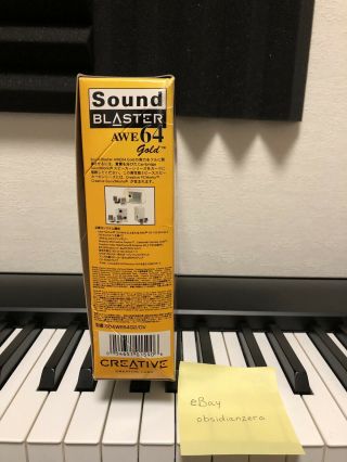 Creative Sound Blaster AWE64 Gold CT4390 CIB Vintage ISA Sound Card 3
