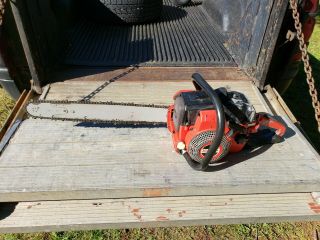 Vintage Jonsered 70 E Muscle Chainsaw Runs As - Is Top Model 70cc 135 Psi