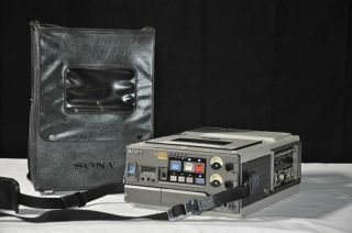 Vintage Pal Sony Bvu - 150p U - Matic Portable Video Camera Cassete Recorder