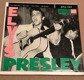 Elvis Presley - Blue Suede/tutti Frutti Rca Epa - 747 Rockabilly Ep 45