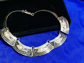 Vintage Xena WP Sterling Silver Chakram Necklace with box bag No Prop 4