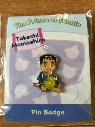 Rare Official Prince Of Tennis / Pot / Tenipuri Pin Badge - Takeshi Momoshiro