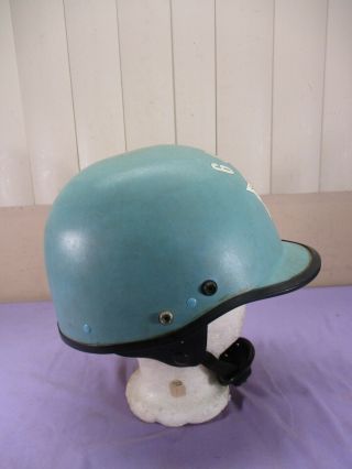 Vintage 1960 - 1970 ' s Chicago Police Riot Motorcycle Helmet RETIRED 4