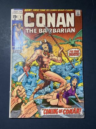 Marvel Comics Conan The Barbarian 1 First Issue 1970 Vintage Old Comic Book