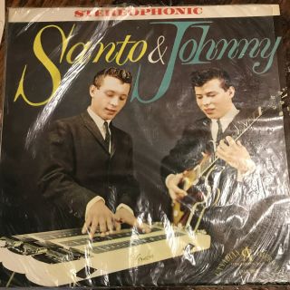 Santo & Johnny Self Titled 1959 Vinyl Stereo Canadian American Record Lp Shrink