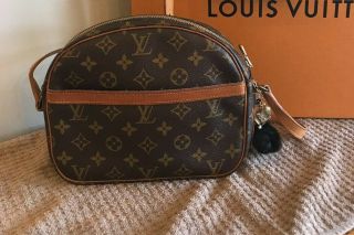 Authentic Louis Vuitton Vintage Monogram Canvas Senlis Crossbody Bag