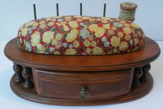 Vintage Tell City Chair Co.  Saleman Sample Pin Cushion No.  3167 Coffee Table