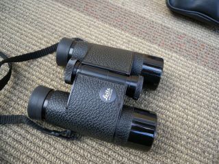 Vintage Leitz Binoculars 8x32b Great Worked W/soft Carry Case.  Germany