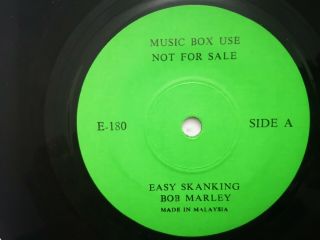 Bob Marley " Easy Skanking " Malaysia Juxebox 1980 