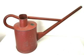 Large Haws Watering Can No4 - 8qrt Red Vintage Galvanized 2 Gallons