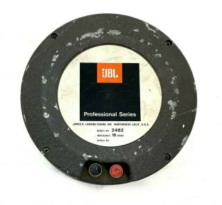 Vintage JBL 2482 ALNICO Horn Driver w/ JBL 16 - ohm Phenolic 4” Diaphragm 3