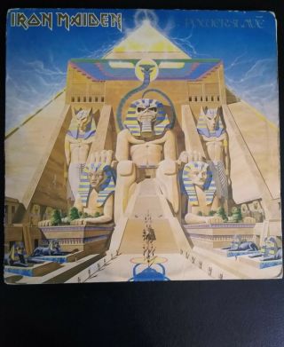 Iron Maiden - Powerslave Lp Vinyl (sj - 12321) 84 Emi Records 1st