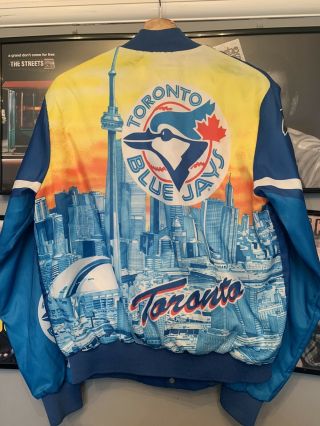 Toronto Blue Jays Chalk Line Fanimation Mlb Jacket Size M Vintage Item