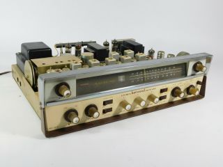 Kenwood Kw - 40 Vintage Tube Stereo Receiver Amplifier (powers Up, )
