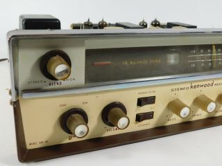 Kenwood KW - 40 Vintage Tube Stereo Receiver Amplifier (powers up, ) 2