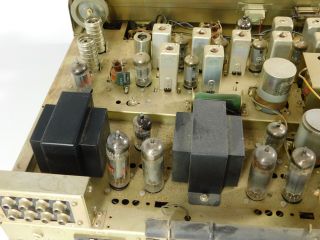 Kenwood KW - 40 Vintage Tube Stereo Receiver Amplifier (powers up, ) 6