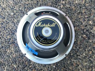 Vintage 1980 Rola Celestion G12 - 65 Marshall Label 16ohm Mueller 1777 Cone 2