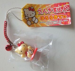 Japan Traditional Japanese Lucky Cat Sanrio Hello Kitty Cell Phone Pendant