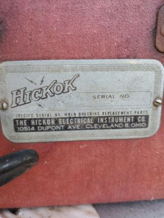 Vintage vacuum tube testers Hickok 6000A Micromho Dynamic Mutual Conductance 2
