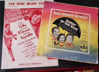 Movie Singin In The Rain 10 Inch Lp Vinyl And Sheet Music Meant For Me