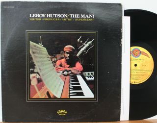 Leroy Hutson Lp “the Man ” Curtom 8020 Vg,  Funk,  With Insert