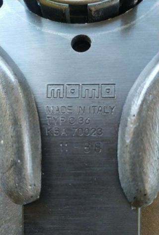 MOMO Cavallino 3 Spoke Steering Wheel Vintage OEM KBA70023 Typ C 36 11 - 88 3
