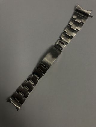 Vintage Rolex 19mm 7835 Stainless Steel Rolled Oyster Band 357 End Links
