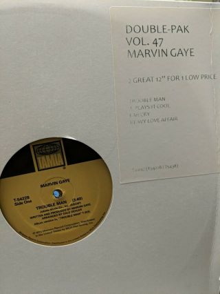 Marvin Gaye - Double - Pak Vol.  47 2 - 12 " Single - Trouble Man / T Plays It Cool