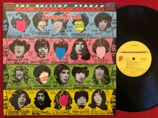 The Rolling Stones Some Girls Lp (1978) Ex/nm Shrink Src Sterling Coc 39108
