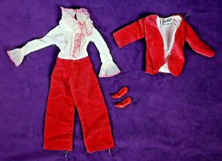 Htf Vintage Mod Tnt Barbie Velveteens 1818 Of Exc/comp Sears Exclusive Bin