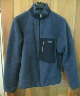 Rare Vtg Patagonia Retro X Deep Pile Fleece Jacket Mens L Made Usa Style 23055