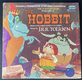 The Hobbit 1977 Disneyland 3819 Rankin Bass Animation Soundtrack Lp