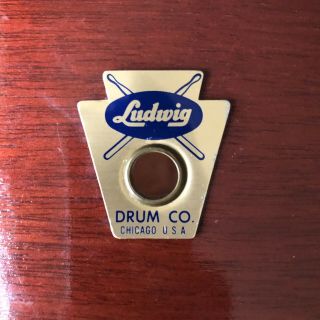 Vintage Trans - Badge Ludwig Pioneer Snare Drum Date 10/19/1960 Model 491 14” X 5” 2